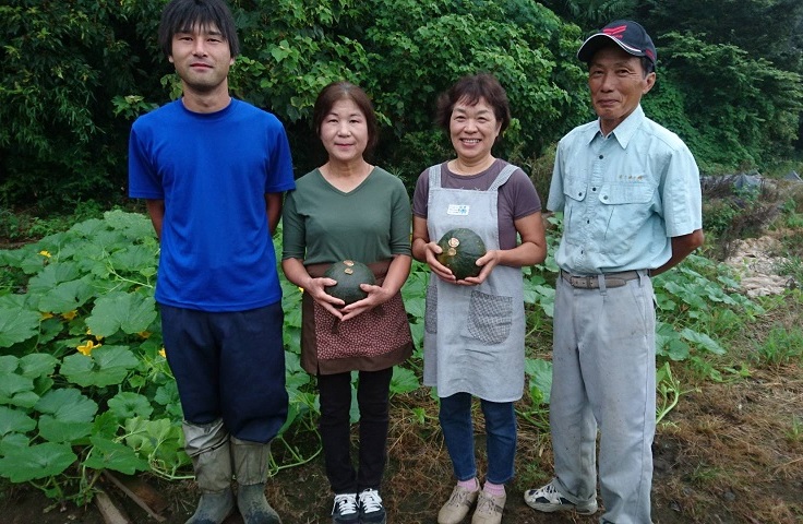 かぼちゃ部会のメンバー